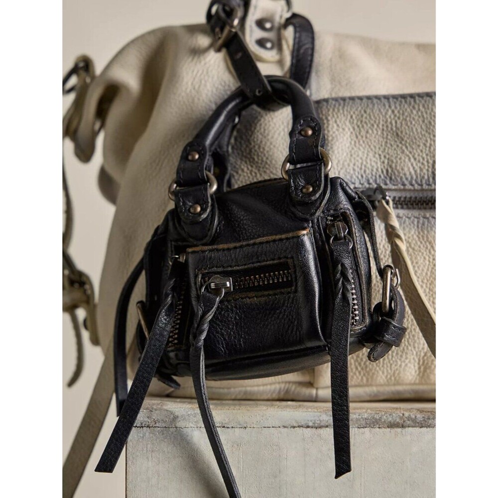 FREE PEOPLE We The Free Micro Emerson Mini Bag in Black NWT